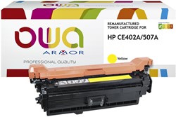 Tonercartridge OWA HP CE402A geel 1 Stuk