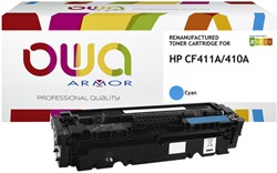 Tonercartridge OWA HP CF411A blauw 1 Stuk