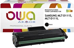 Tonercartridge OWA Samsung MLT-D111S/D111L zwart 1 Stuk