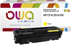 Tonercartridge OWA HP CF412X geel 1 Stuk