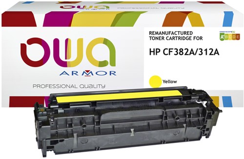 Tonercartridge OWA HP CF382A geel 1 Stuk