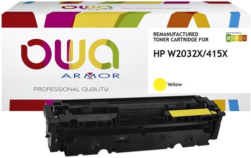 Tonercartridge OWA HP W2032X geel 1 Stuk