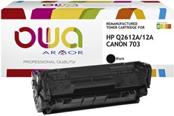 Tonercartridge OWA HP Q2612A zwart 1 Stuk