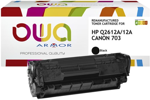 Tonercartridge OWA HP Q2612A zwart 1 Stuk