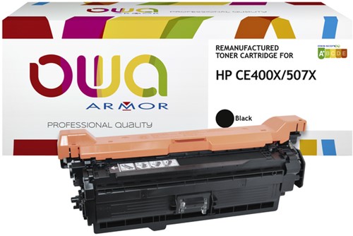 Tonercartridge OWA HP CE400X zwart 1 Stuk