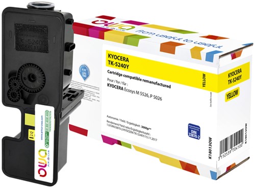 Toner OWA Kyocera TK-5240Y geel 1 Stuk