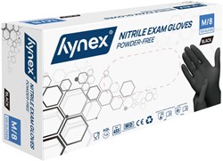 Handschoen Hynex M nitril 100st zwart 100 Stuk