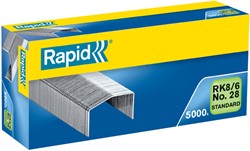 Nieten Rapid RK8 (B8) gegalv standaard 5000 stuks 5000 Stuk