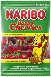Snoep Haribo Kersen zak 250gr 250 Gram