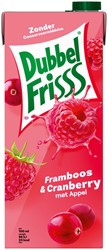Fruitdrank DubbelFrisss framboos zwarte bes 1500ml 1500 Milliliter