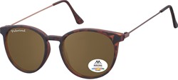 Zonnebril Montana met bruin polar glas mtl zwart 1 Stuk