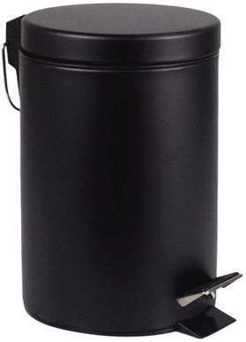 Pedaalemmer BRASQ 3 liter zwart 1 Stuk