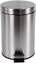 Pedaalemmer BRASQ 12 liter rvs 1 Stuk