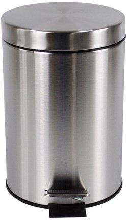 Pedaalemmer BRASQ 3 liter rvs 1 Stuk