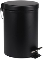 Pedaalemmer BRASQ 12 liter zwart 1 Stuk