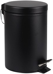 Pedaalemmer BRASQ 12 liter zwart 1 Stuk