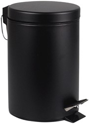 Pedaalemmer BRASQ 20 liter zwart 1 Stuk