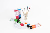 Penseel Qrea synthetisch haar  nr 1 1 Stuk-2