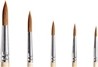 Penseel Qrea synthetisch haar  set à 5 breedtes 5 Stuk-4