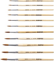 Penseel Qrea synthetisch haar  set à 5 breedtes 5 Stuk-5