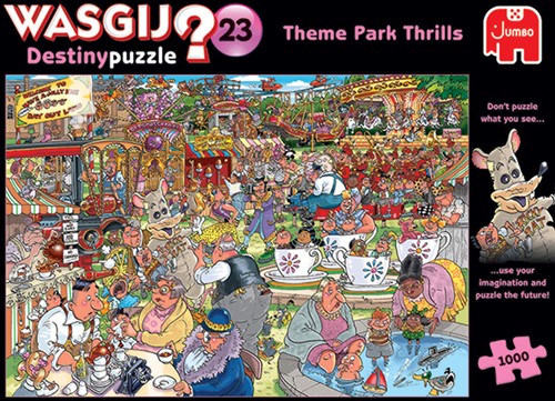 Puzzel Wasgij Destiny Spektakel In Pretpark 1000st 1 Stuk-3