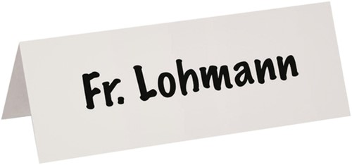 Tafelnaambord karton MAUL 21x7.5cm wit 100 Stuk-2