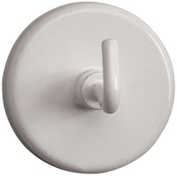 Haakmagneet MAUL 36mm 6kg wit 5 Stuk