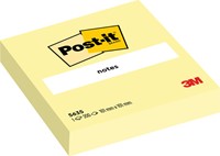 Memoblok 3M Post-it 563 101x101mm geel 200 Vel