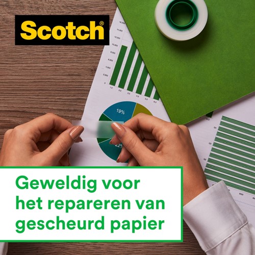 Plakband Scotch Magic 810 19mmx10m onzichtbaar-2