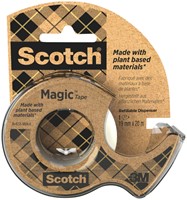 Plakband Scotch Magic 919 19mmx20m + afroller 1 Stuk