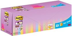 Memoblok 3M Post-it Z-Note R330 SS 76x76mm assorti 24 Stuk