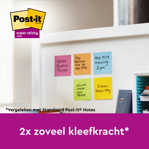 Memoblok 3M Post-it Z-Note R330 SS 76x76mm assorti 24 Stuk-1