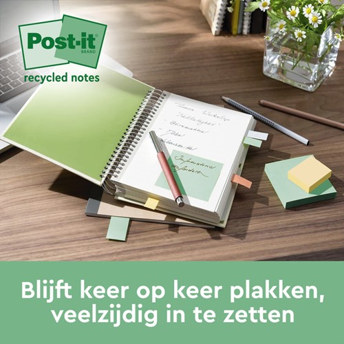 Memoblok 3M Post-it Z-Note R330 76x76mm recycle 16 Stuk-1