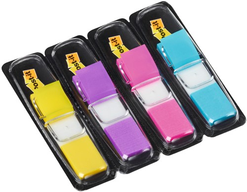 Indextabs 3M Post-it 683 11.9x43.2mm 4 kleuren 140 Stuk-2