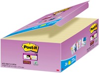 Memoblok 3M Post-it 622 SS 47.6x47.6mm geel 21+3 24 Stuk