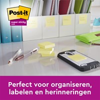 Memoblok 3M Post-it 622 SS 47.6x47.6mm geel 21+3 24 Stuk-2