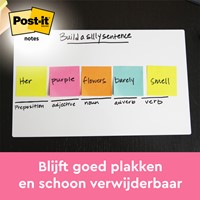 Memoblok 3M Post-it 654 76x76mm Energetic Colours 6 Stuk-1