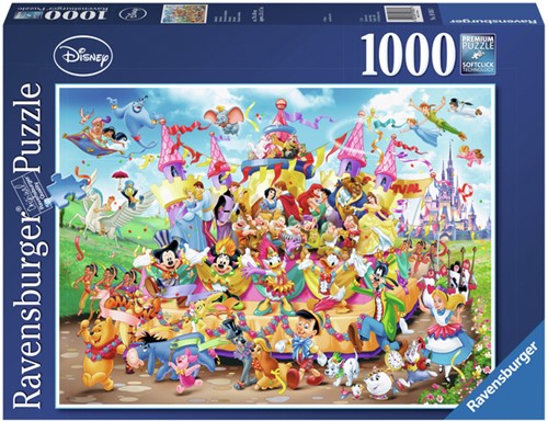 Puzzel Ravensburger Disney optocht 1000 stukjes 1 Stuk