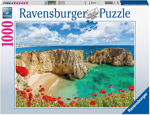 Puzzel Ravensburger Klaprozen in de Algarve 1000st 1 Stuk