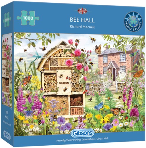 Puzzel Gibsons Bee Hall 1000 stukjes 1 Stuk