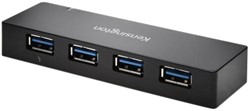Hub Kensington USB 3.0 4-poorten met oplader 1 Stuk