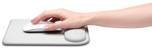 Muismat Kensington ergosoft met polssteun grijs 1 Stuk-3