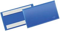 Documenthoes Durable zelfklevend 150x67mm blauw 50 Stuk
