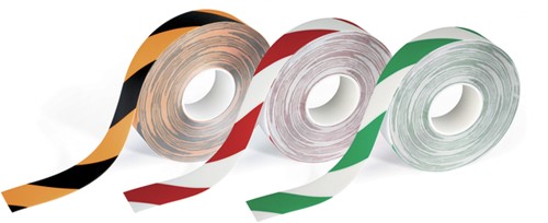 Vloermarkeringstape DURALINE 50mmx30m geel zwart 1 Stuk-3