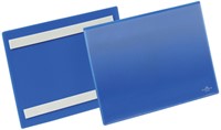 Documenthoes Durable zelfklevend A5 liggend blauw 50 Stuk