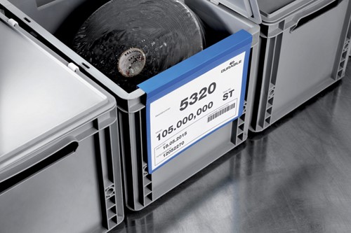 Documenthoes Durable met vouw A5 liggend blauw 50 Stuk-3