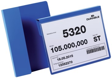 Documenthoes Durable met vouw A5 liggend blauw 50 Stuk-2
