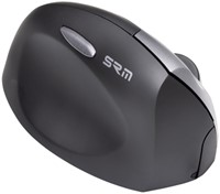 Muis Ergofy SRM VS4 links draadloos zilver/zwart 1 Stuk-2