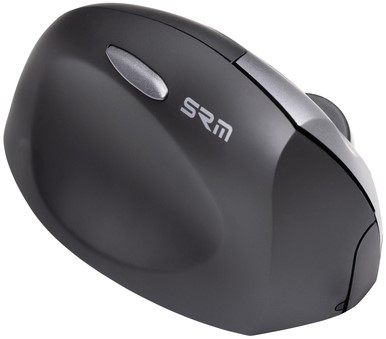 Muis Ergofy SRM VS4 links draadloos zilver/zwart 1 Stuk-2