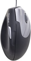 Muis Ergofy SRM VS4 rechts draad zilver/zwart 1 Stuk